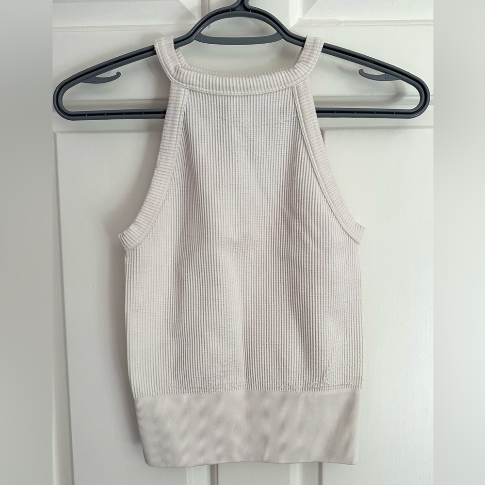 Free People Intimately Ribbed Halter Tank Top